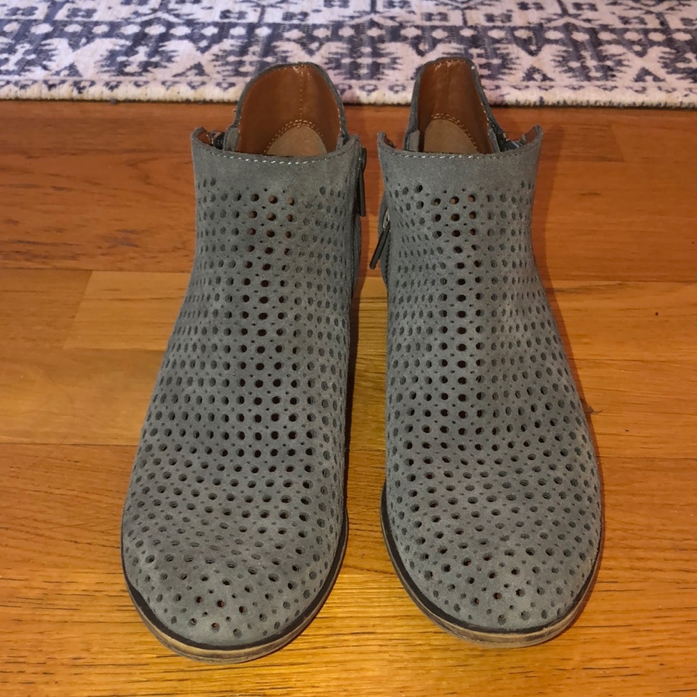 Lucky brand grey booties